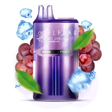Одноразовый под Elf Bar - BC20000 (Grape Ice) ⟳⚡ 850mAh 50mg - фото 1