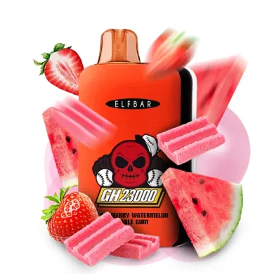 Одноразка Elf Bar - GH 23000 (Strawberry Watermelon Bubble Gum) ⟳⚡850mAh - фото 1