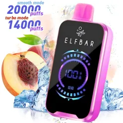 Одноразовый под Elf Bar - RAYA D2 (Peach Ice) ⟳⚡800mAh 50mg