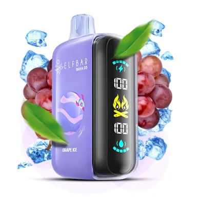 Одноразка Elf Bar - RAYA D3 (Grape Ice) ⟳⚡850mAh 50mg - фото 1
