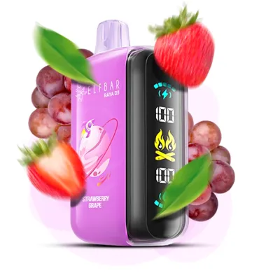 Одноразка Elf Bar - RAYA D3 (Strawberry Grape) ⟳⚡850mAh 50mg - фото 1