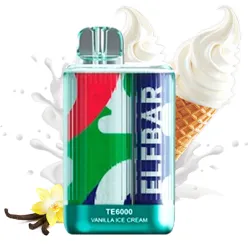 Одноразка Elf Bar - TE6000 (Vanilla Ice Cream) ⟳⚡ 550mAh 50mg