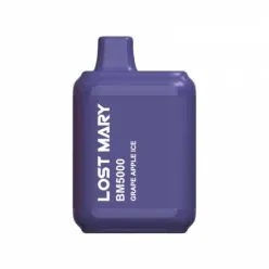 Одноразовый под Lost Mary - BM5000 (Grape Apple Ice) ⟳⚡ 650mAh 50mg