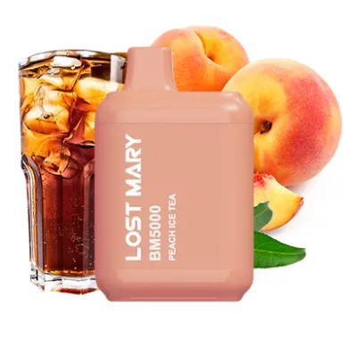 Одноразка Lost Mary - BM5000 (Peach Ice Tea) ⟳⚡ 650mAh 50mg - фото 1