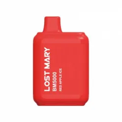 Одноразовый под Lost Mary - BM5000 (Red Apple Ice) ⟳⚡ 650mAh 50mg