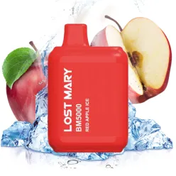 Одноразовый под Lost Mary - BM5000 (Red Apple Ice) ⟳⚡ 650mAh 50mg