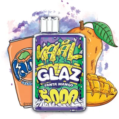 Одноразовый под Joyetech - VAAL Glaz 5000 (Fanta Mango) ⟳⚡ 650mAh 50mg - фото 1