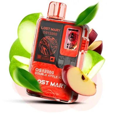 Одноразка Lost Mary - OS12000 (Double Apple Ice) ⟳⚡650mAh 50mg - фото 1