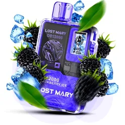 Одноразовый под Lost Mary - OS12000 (Blackberry Ice) ⟳⚡650mAh 50mg