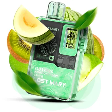 Одноразовый под Lost Mary - OS12000 (Kiwi Honeydew Apple) ⟳⚡650mAh 50mg - фото 1