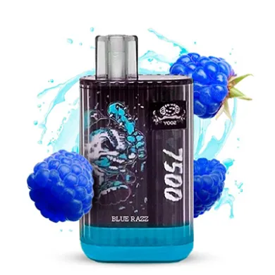 Одноразка YooZ - 7500 (Blue Razz) ⟳⚡650mAh 50mg - фото 1