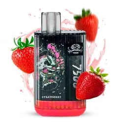 Одноразовый под YooZ - 7500 (Strawberry) ⟳⚡650mAh 50mg