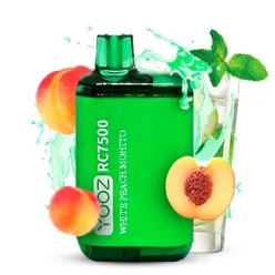 Одноразка YooZ - 7500 (White peach Mojito) ⟳⚡650mAh 50mg