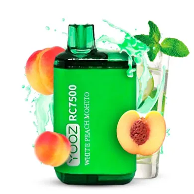 Одноразка YooZ - 7500 (White peach Mojito) ⟳⚡650mAh 50mg - фото 1