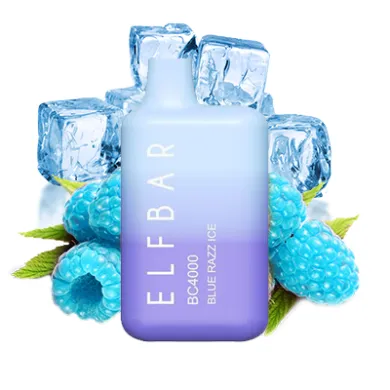 Одноразовый под Elf Bar - BC4000 (Blue Razz Ice) ⟳⚡ 650mAh 50mg - фото 1