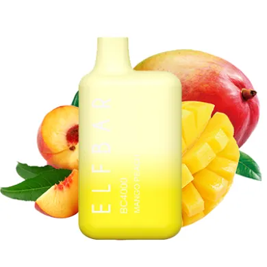 Одноразовый под Elf Bar - BC4000 (Mango Peach) ⟳⚡ 650mAh 50mg - фото 1
