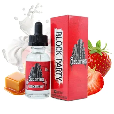 Рідина для електронних сигарет 8 stories - Block Party 30ml 0mg - фото 1