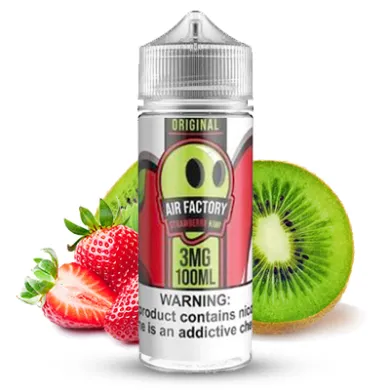 Рідина для електронних сигарет Air Factory - Strawberry Kiwi 100ml 3mg - фото 1