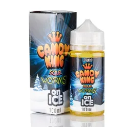 Рідина Candy King  - Sour Worms = ON ICE = 100ml  3mg