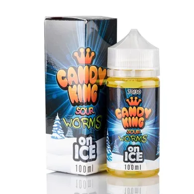 Рідина для електронних сигарет Candy King - ON ICE - Sour Worms 3 mg 100 ml - фото 1