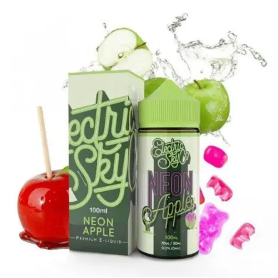 Рідина для електронних сигарет Electric Sky Co - Neon Apple 3mg 100ml - фото 1