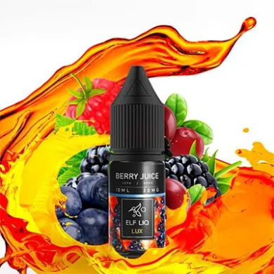 Жидкость для электронных сигарет Elf Liq Lux Salt - Berry Juice 10ml 50mg - фото 1