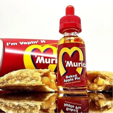 Рідина для електронних сигарет Murica - Baked Apple Pie 3mg 30ml - фото 1