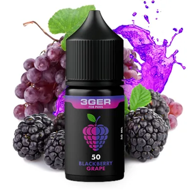 Рідина 3Ger - Blackberry Grape 30ml 50mg - фото 1