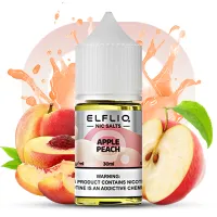 Жидкость ELFLIQ Nic Salts - Apple Peach 30ml 50mg Жидкость ELFLIQ Nic Salts - Apple Peach 30ml 50mg