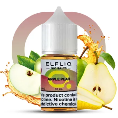 Рідина ELFLIQ Nic Salts - Apple Pear 30ml 50mg - фото 1