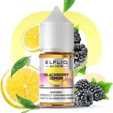 Рідина ELFLIQ Nic Salts - Blackberry Lemon 30ml 50mg - фото 1