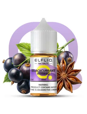 Рідина ELFLIQ Nic Salts - Blackcurrant Aniseed 30ml 50mg