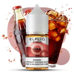 Жидкость ELFLIQ Nic Salts - Cola 30ml 50mg