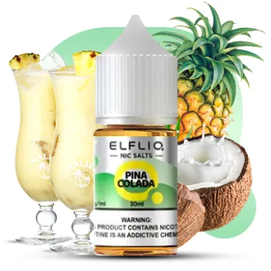 Рідина ELFLIQ Nic Salts - Pina Colada 30ml 50mg - фото 1
