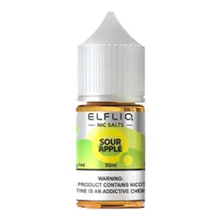 Жидкость ELFLIQ Nic Salts - Sour Apple 30ml 50mg