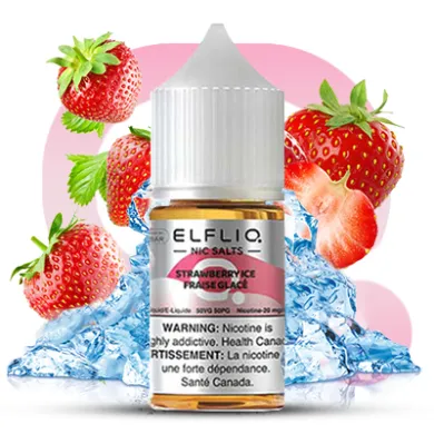 Рідина ELFLIQ Nic Salts - Strawberry Ice 30ml 50mg - фото 1