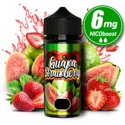 Жидкость Flamingo - Guava Strawberry 100ml 0mg + никобустер 6mg