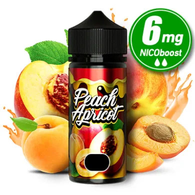Рідина Flamingo - Peach Apricot 100ml 0mg + нікобустер 6mg - фото 1