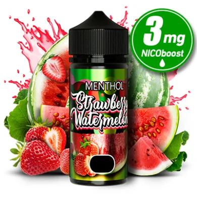 Жидкость Flamingo - Strawberry Watermelon 100ml 0mg + никобустер 3mg - фото 1