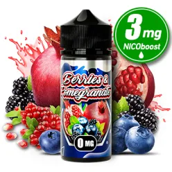 Жидкость Marvellous - Berries Pomegranate 100ml 0mg + никобустер 3mg
