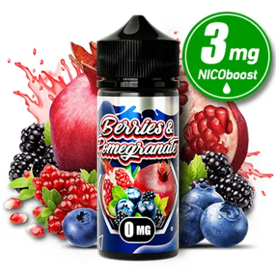 Рідина Marvellous - Berries Pomegranate 100ml 0mg + нікобустер 3mg - фото 1