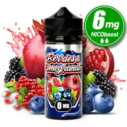 Жидкость Marvellous - Berries Pomegranate 100ml 0mg + никобустер 6mg