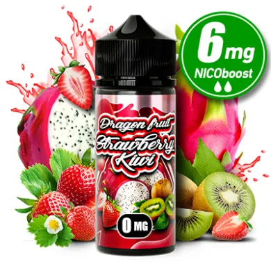 Жидкость Marvellous - Dragon Fruity Strawberry Kiwi 100ml 0mg + никобустер 6mg - фото 1
