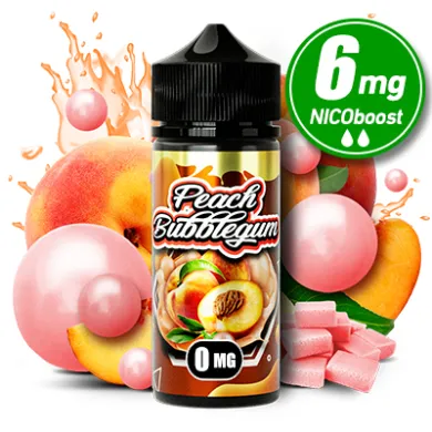 Жидкость Marvellous - Peach Bubblegum 100ml 0mg + никобустер 6mg - фото 1