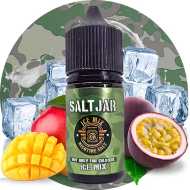 Рідина для електронних сигарет на основі сольового нікотину Salt Jar - Ice Mix 30ml 50mg - фото 1
