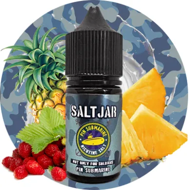 Жидкость для электронных сигарет на основе солевого никотина Salt Jar - Pin Submarine 30ml 30mg - фото 1