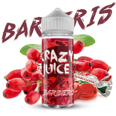 Рідина для електронних сигарет Crazy Juice - Barberis 120ml 1,5mg - фото 1