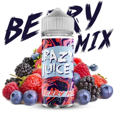 Жидкость для электронных сигарет Crazy Juice - Berry Mix 120ml 0mg - фото 1
