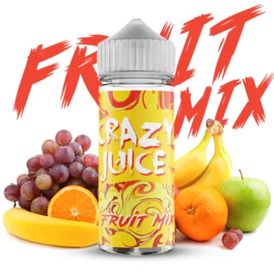 Рідина для електронних сигарет Crazy Juice - Fruit Mix 120ml 0mg - фото 1