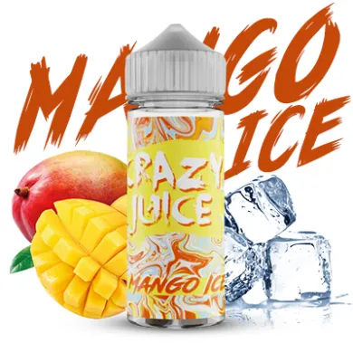 Рідина для електронних сигарет Crazy Juice - Mango Ice 120ml 3mg - фото 1